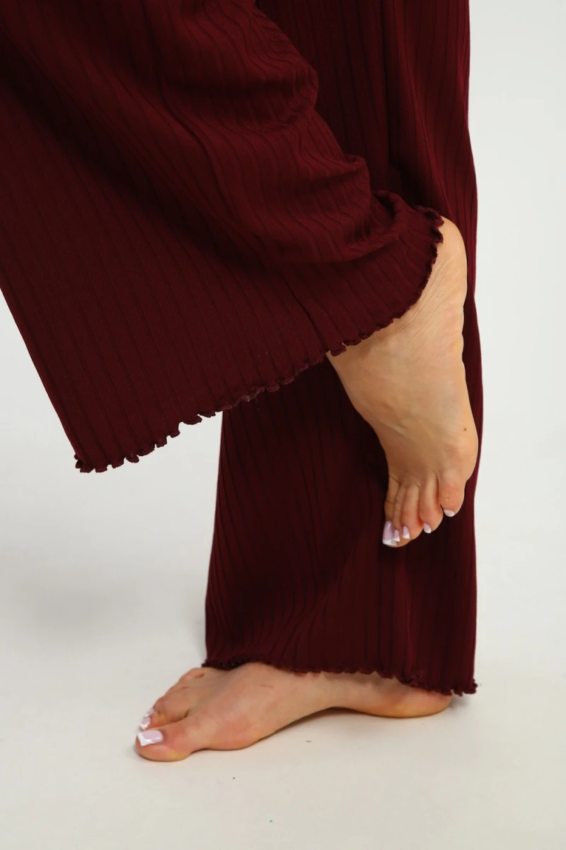 Брюки 26017 (бордо)