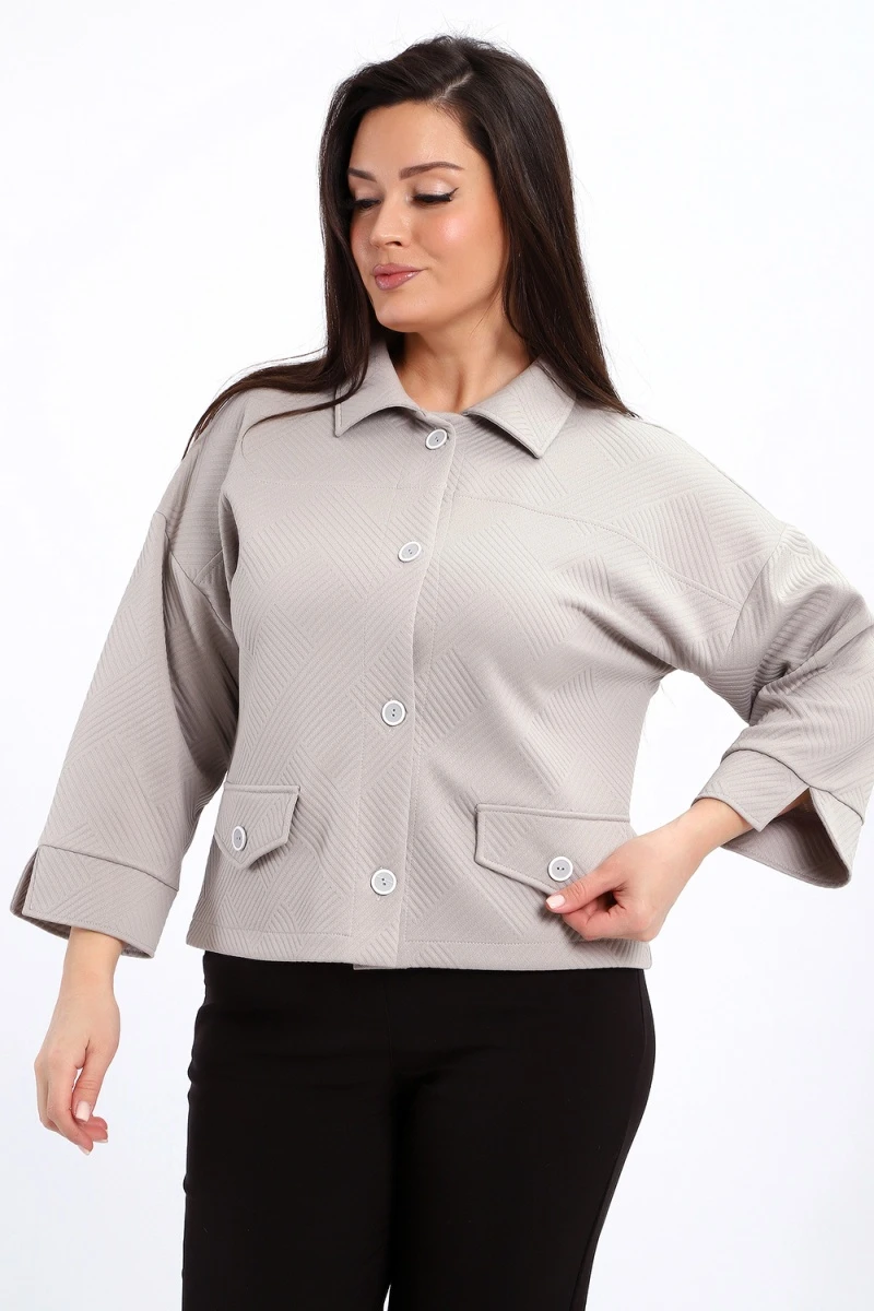 Жакет 32742 (светло-серый)