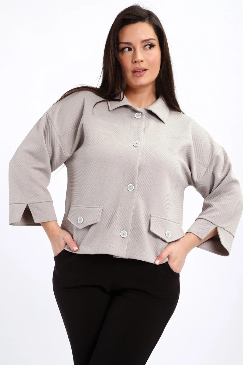 Жакет 32742 (светло-серый)