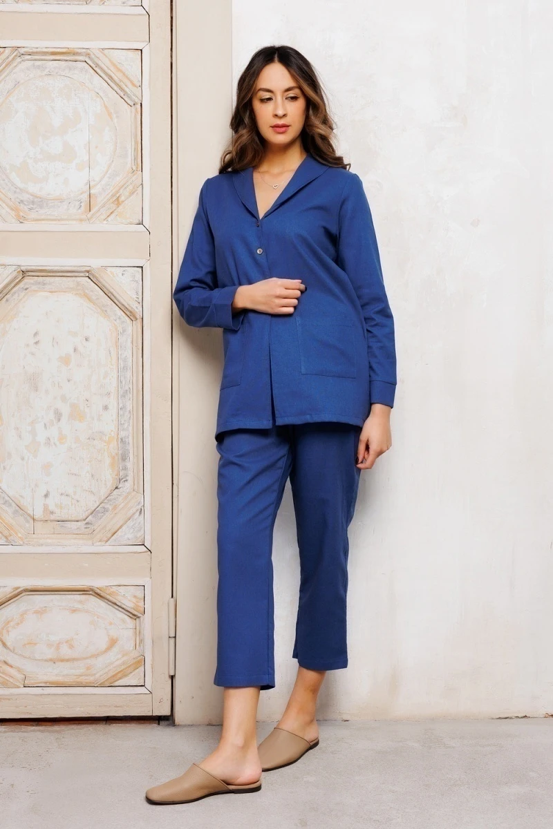 Жакет 323-1 (темно-синий)