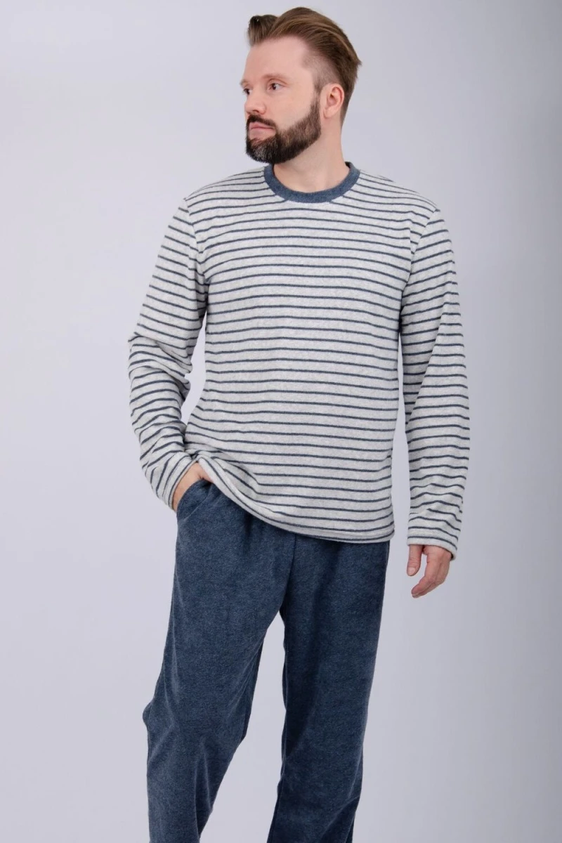 Пижама с брюками Вояж (серый)