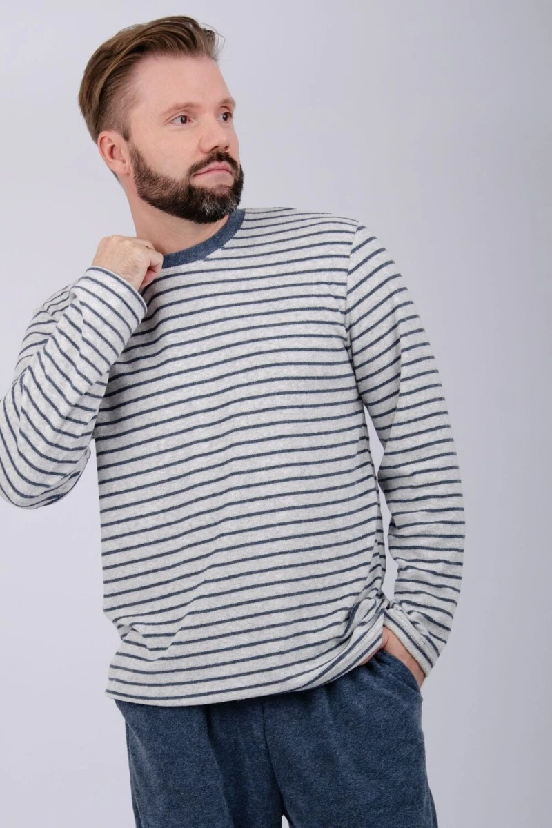 Пижама с брюками Вояж (серый)