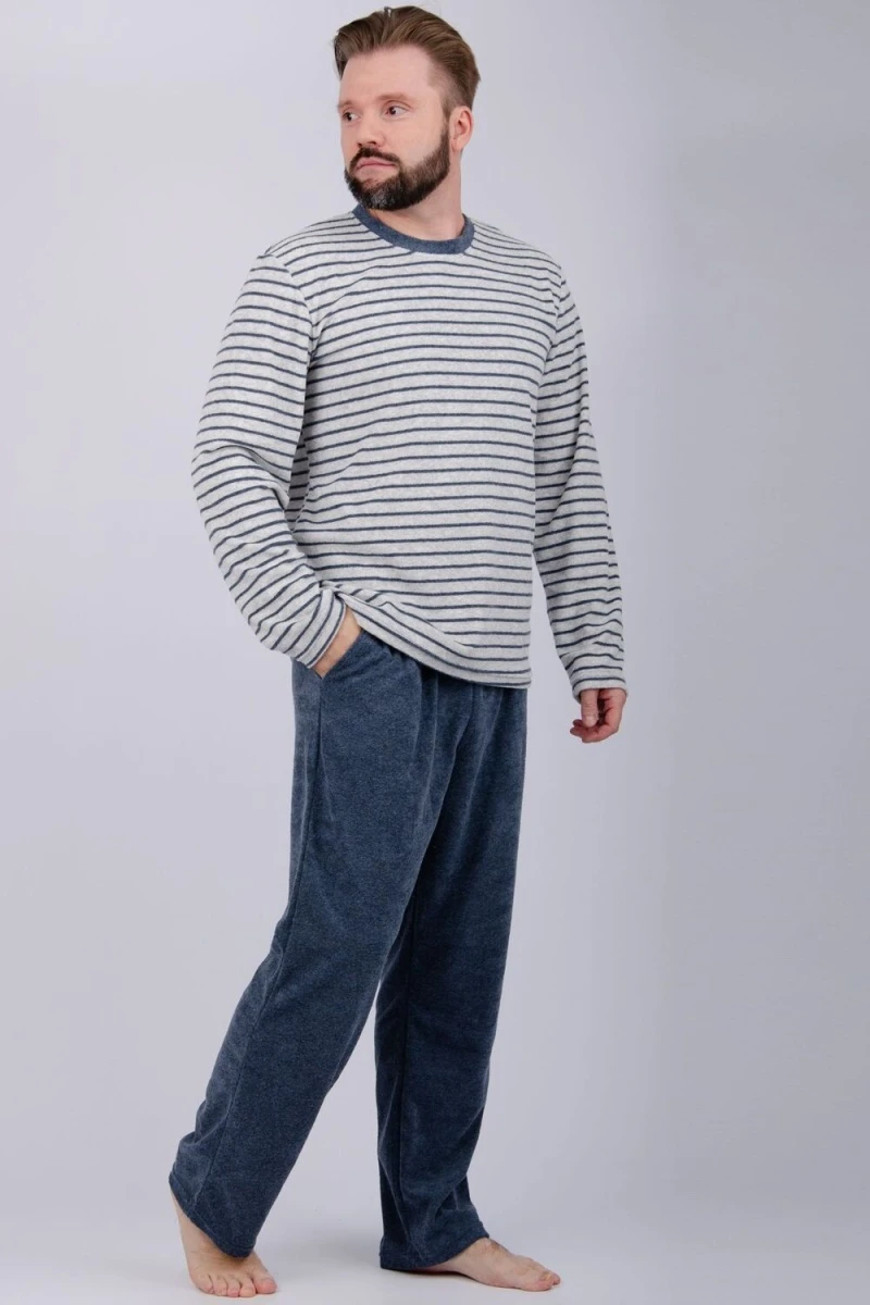 Пижама с брюками Вояж (серый)