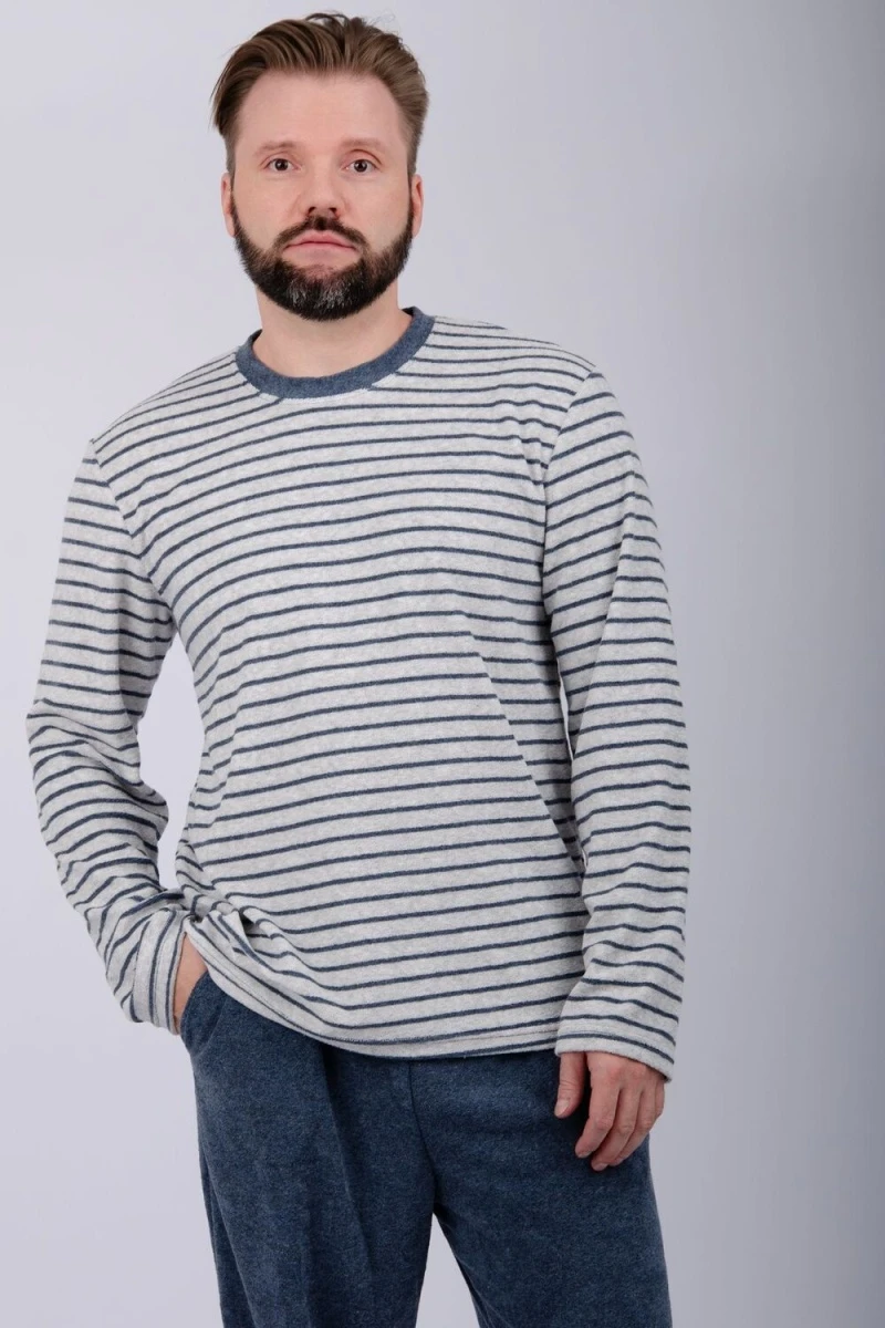 Пижама с брюками Вояж (серый)