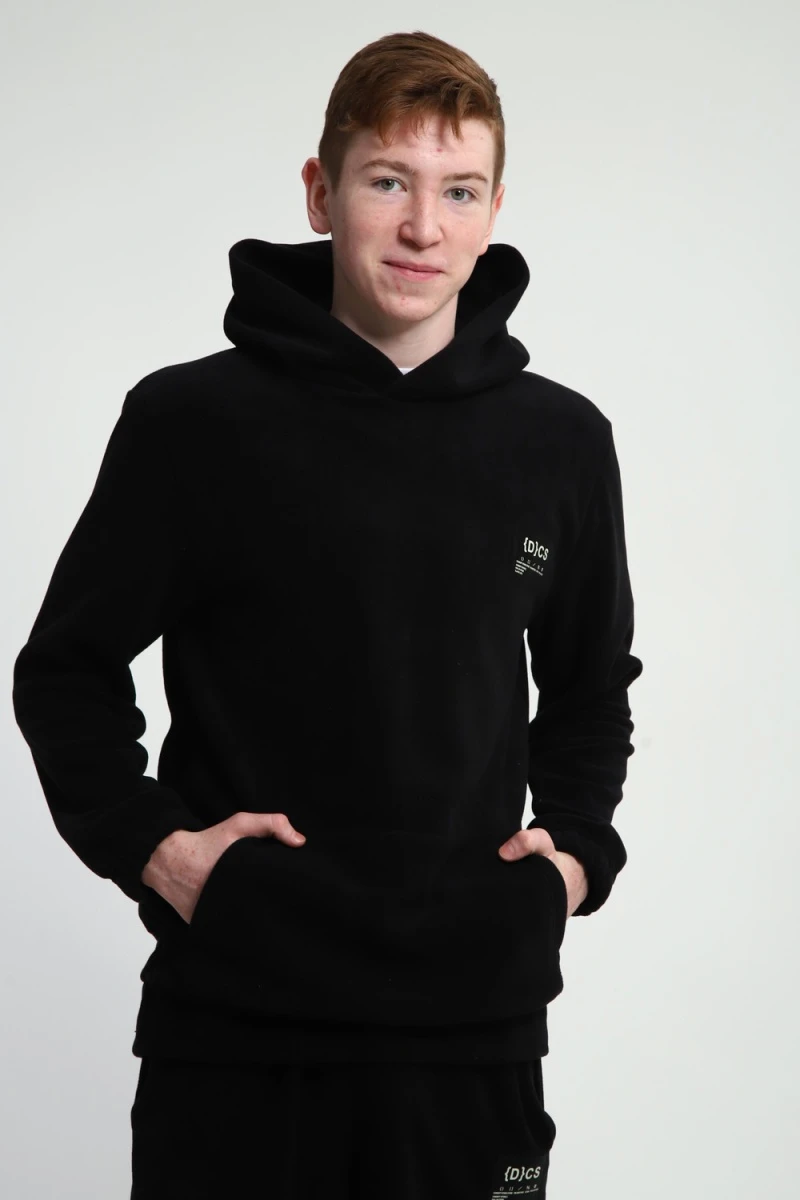 Костюм с брюками 062 (черный)