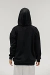 Худи на молнии с капюшоном (черный)