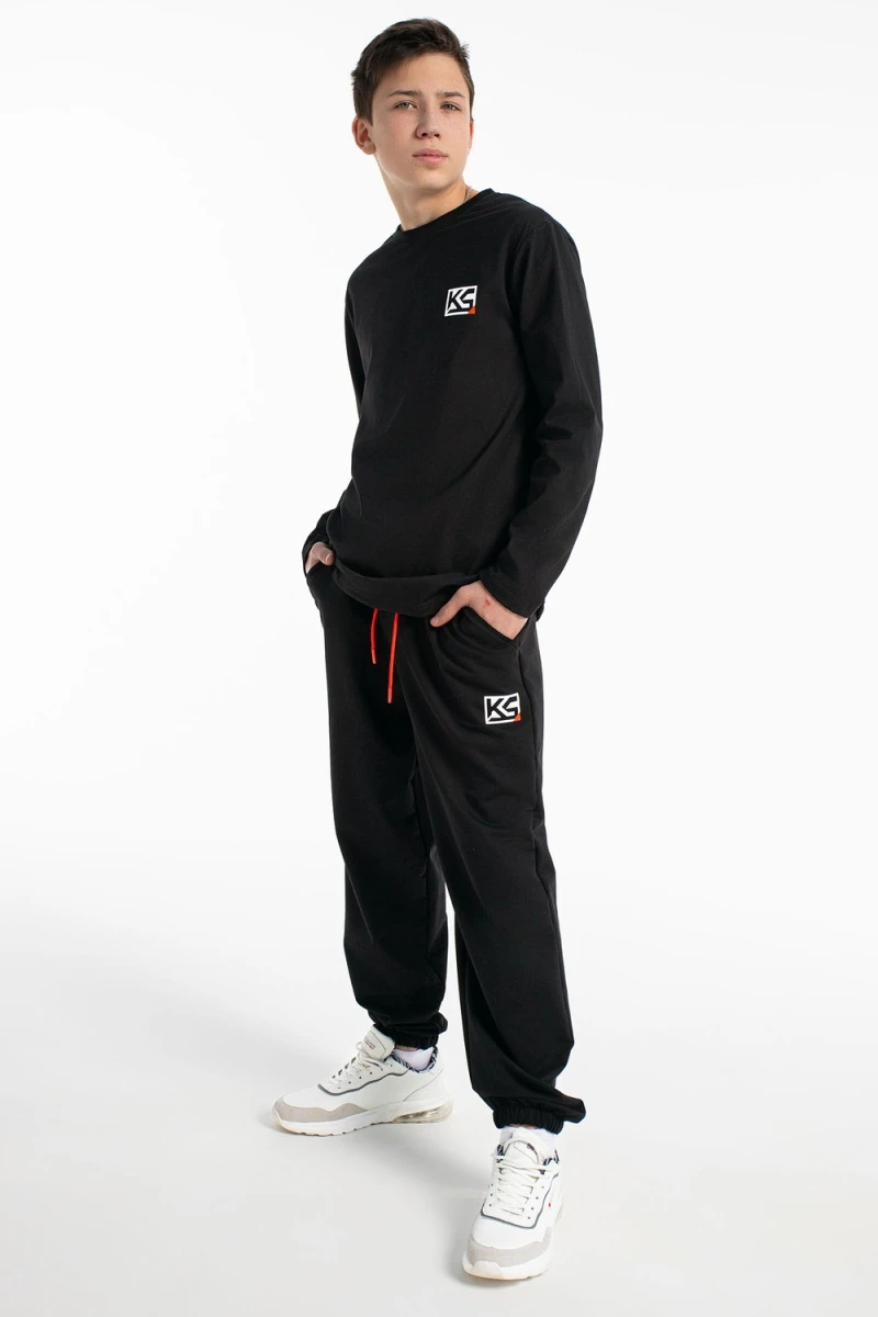 Костюм с брюками Блэк 3 (черный)