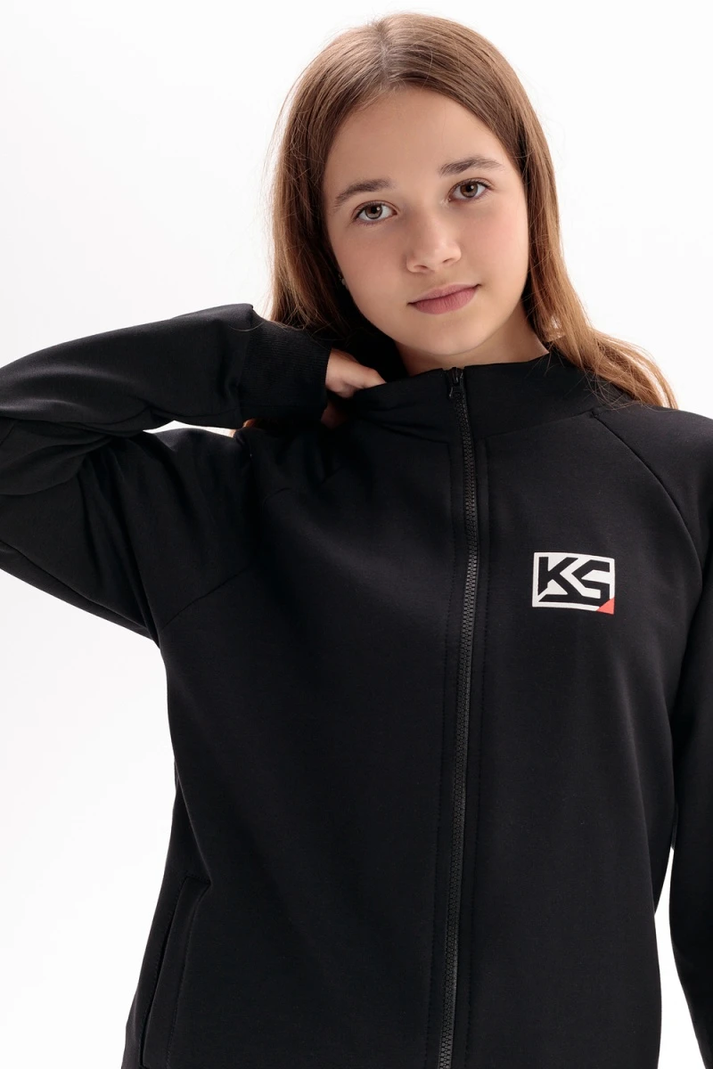 Костюм с брюками Олимп (черный)