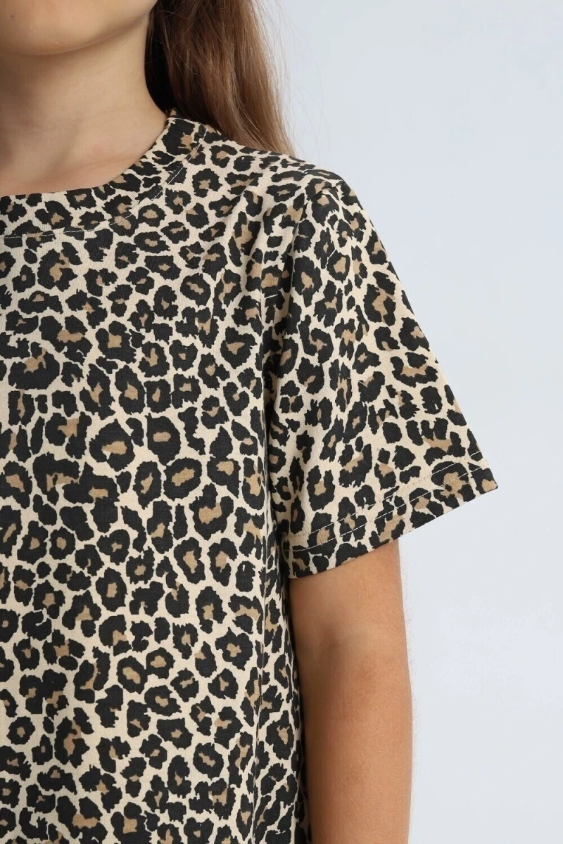 Детская футболка 33521 (леопард)