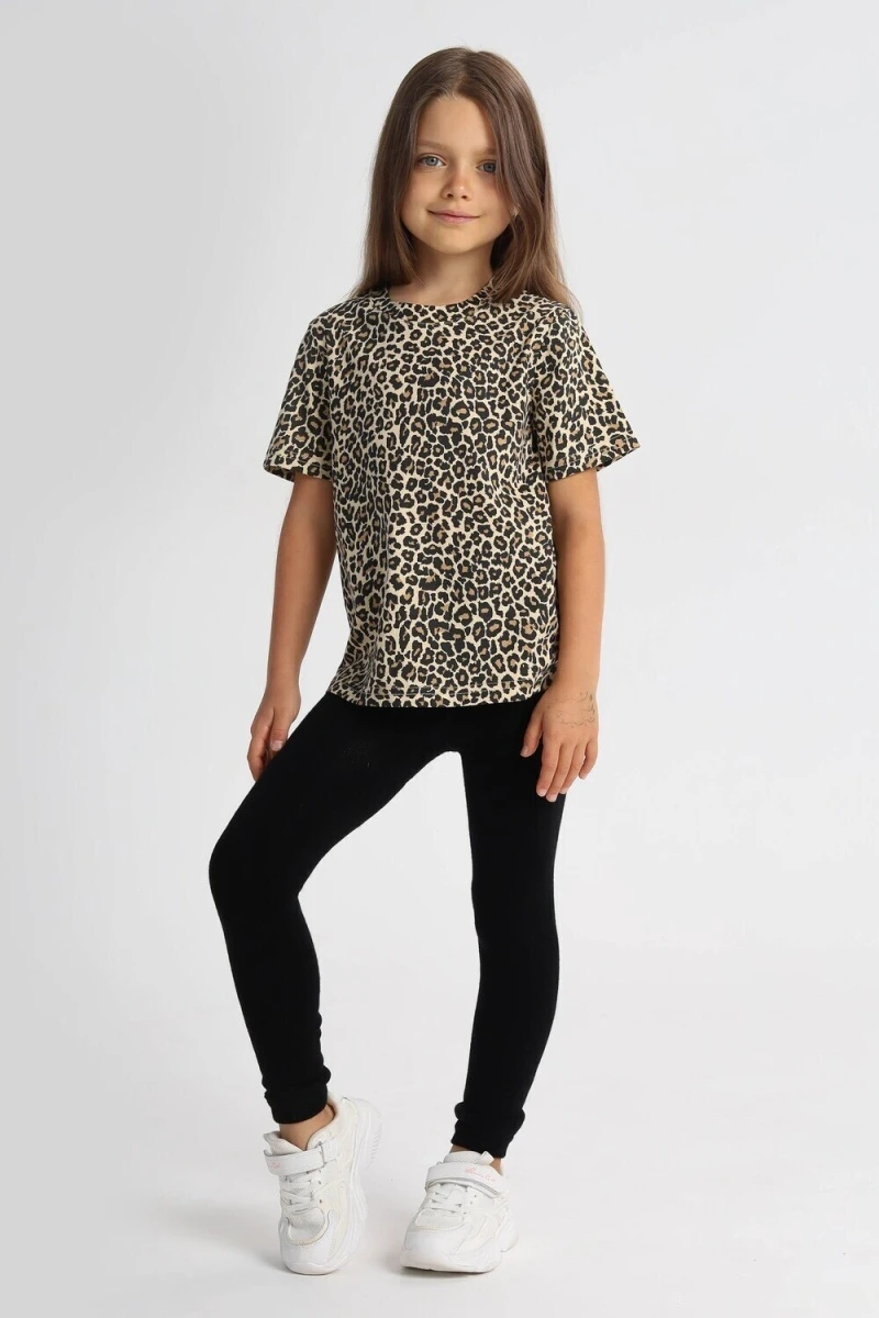 Детская футболка 33521 (леопард)