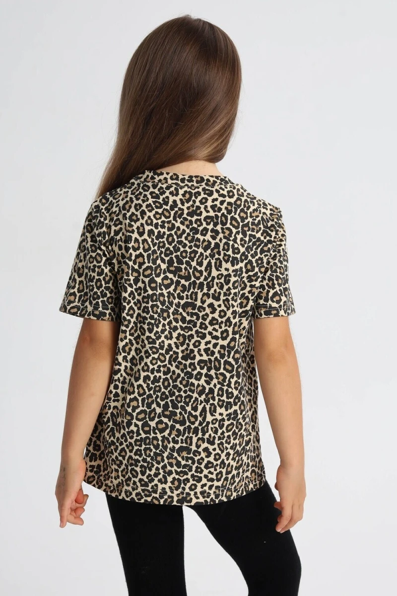 Детская футболка 33521 (леопард)