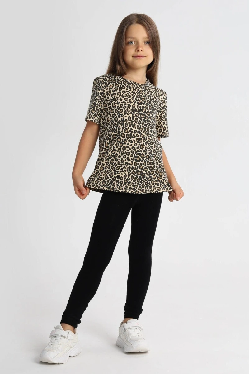 Детская футболка 33521 (леопард)