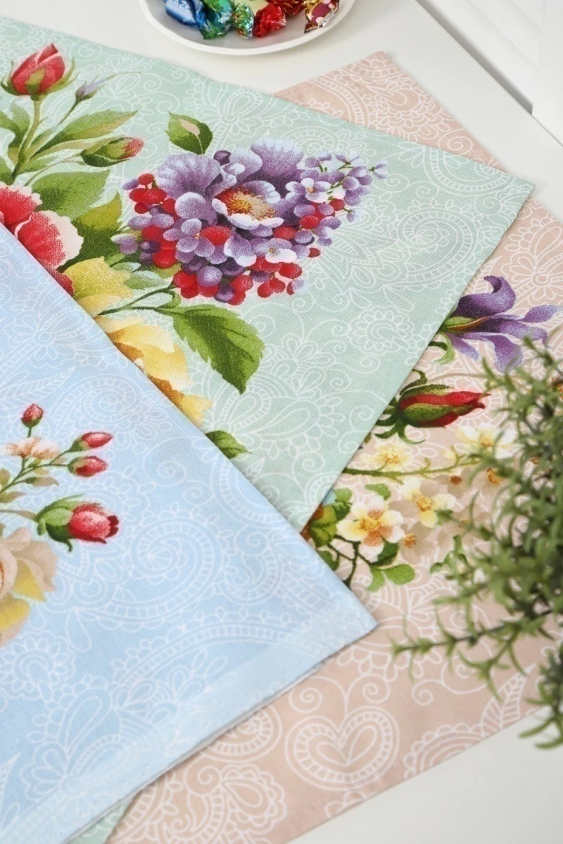 Полотенце 32596 (пионы)