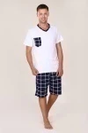 Костюм с шортами 800 Oazis (белый,синий)