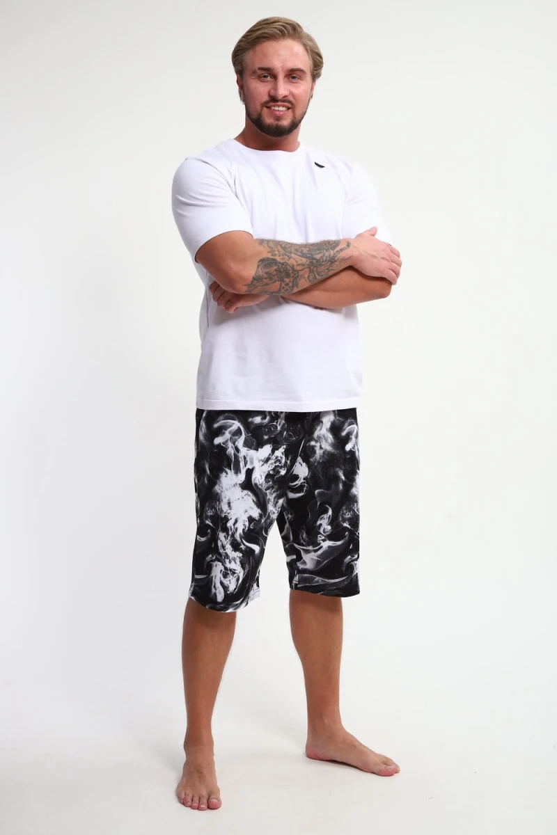 Шорты ШМ-03 (черный/белый Дым)