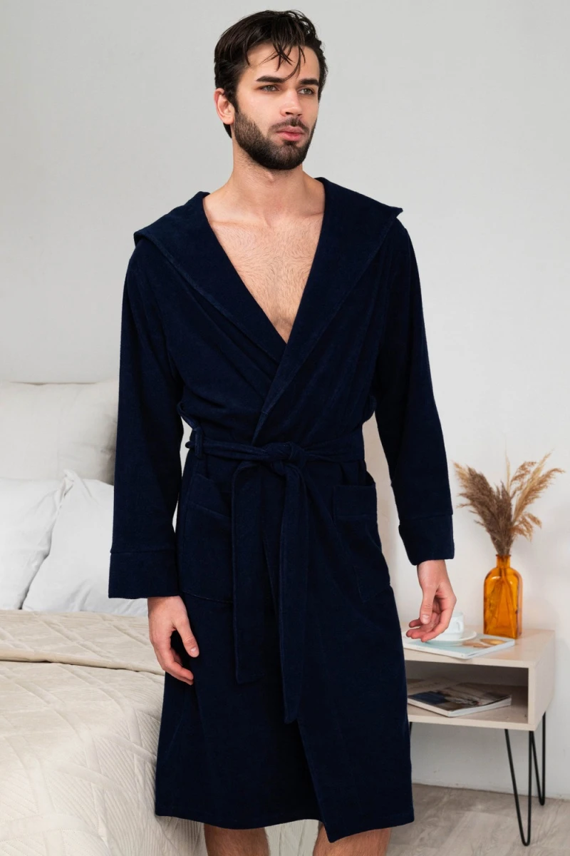 Халат 319 (темно-синий)