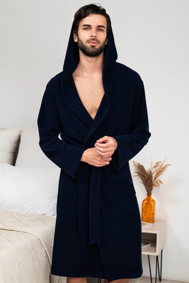 Халат 319 (темно-синий)