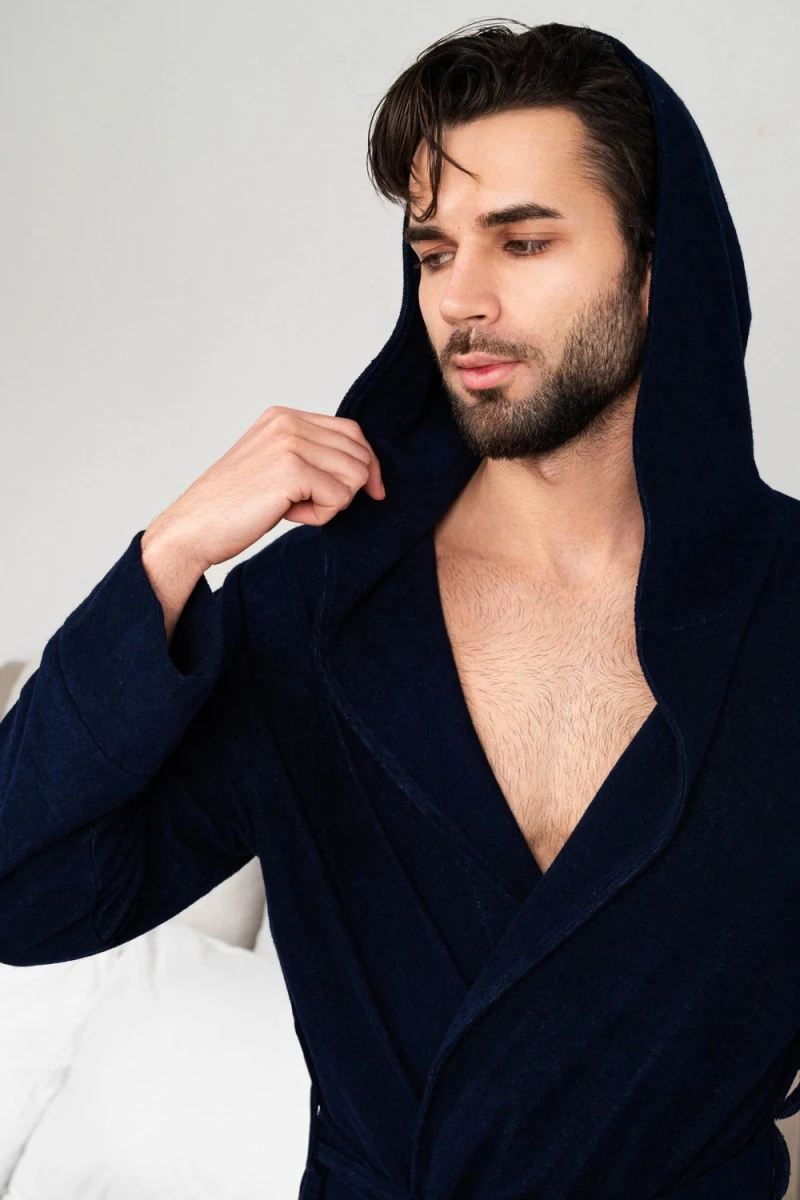 Халат 319 (темно-синий)