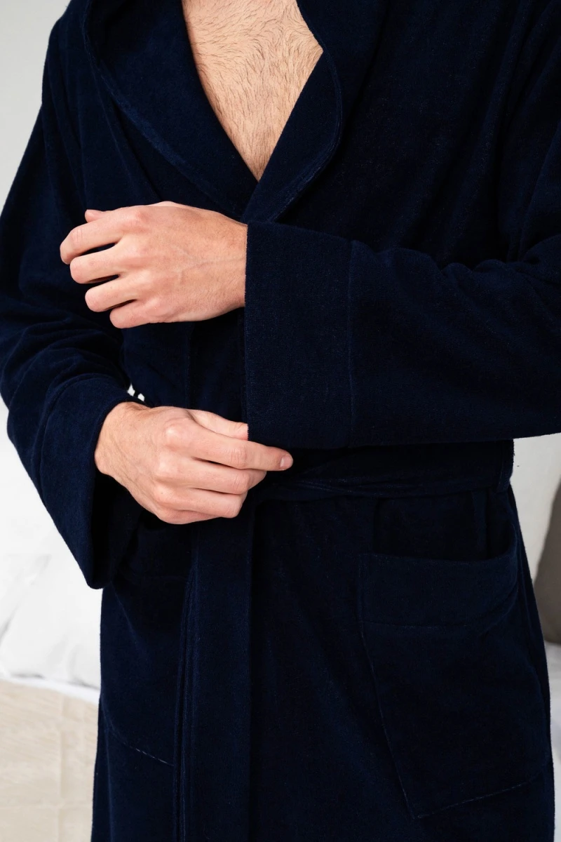 Халат 319 (темно-синий)