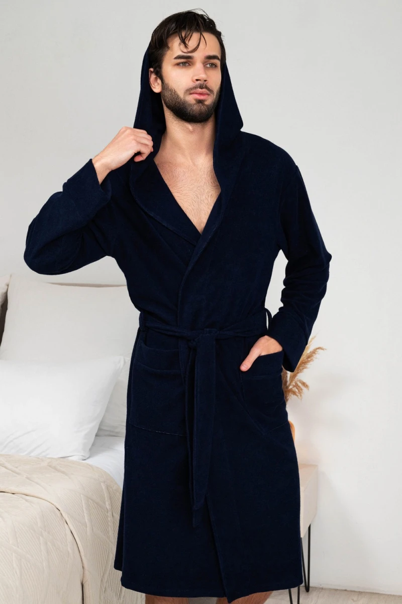 Халат 319 (темно-синий)