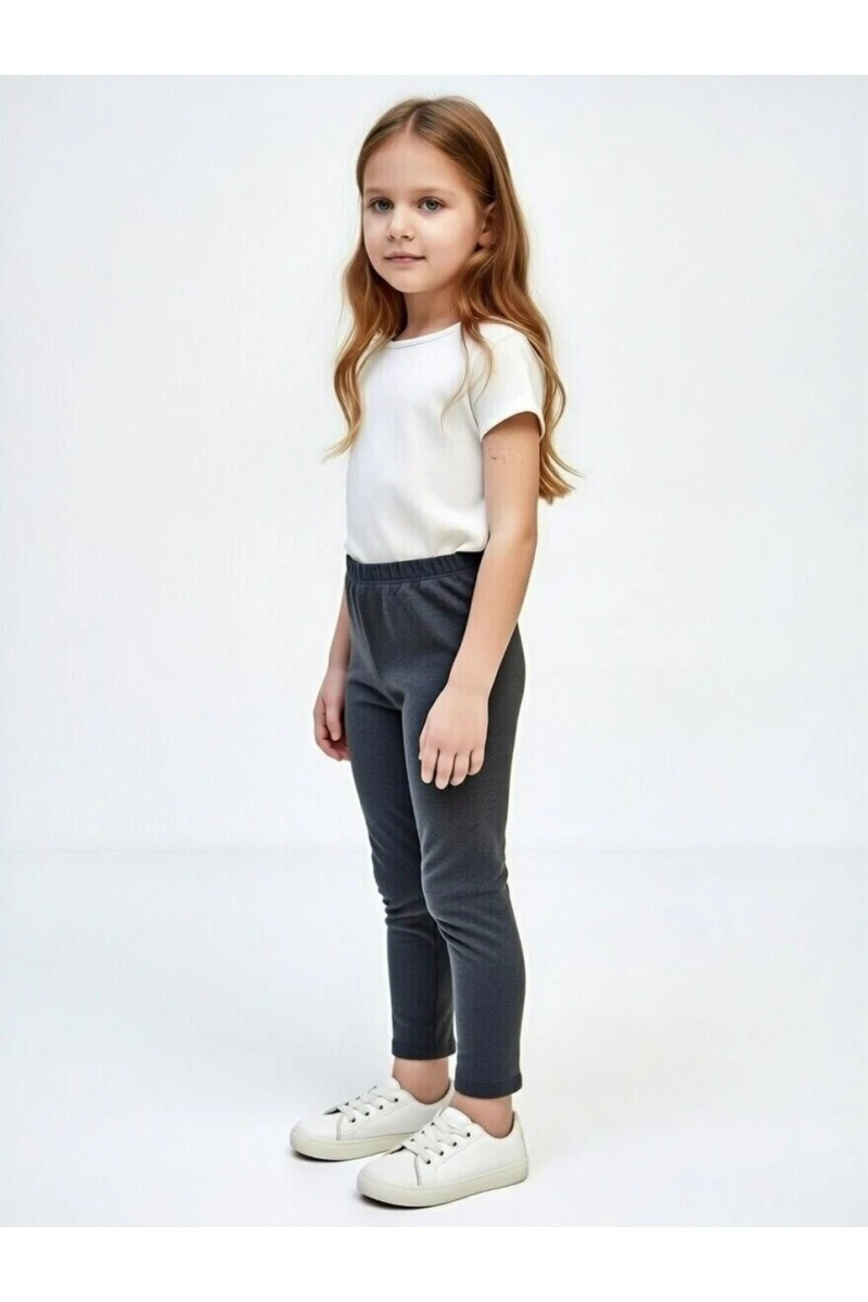 Детские брюки трикотажные 132-2GRF (темно-серый)