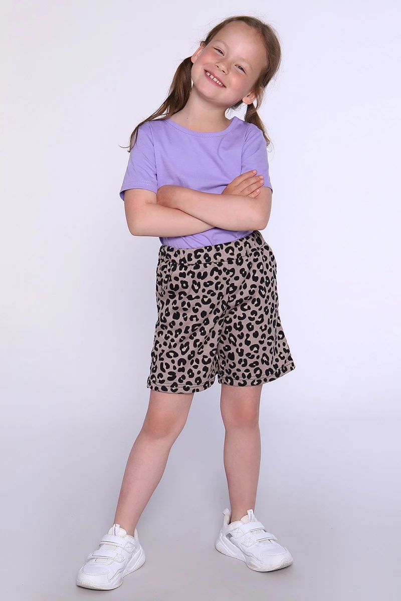 Шорты 35311 (леопард)