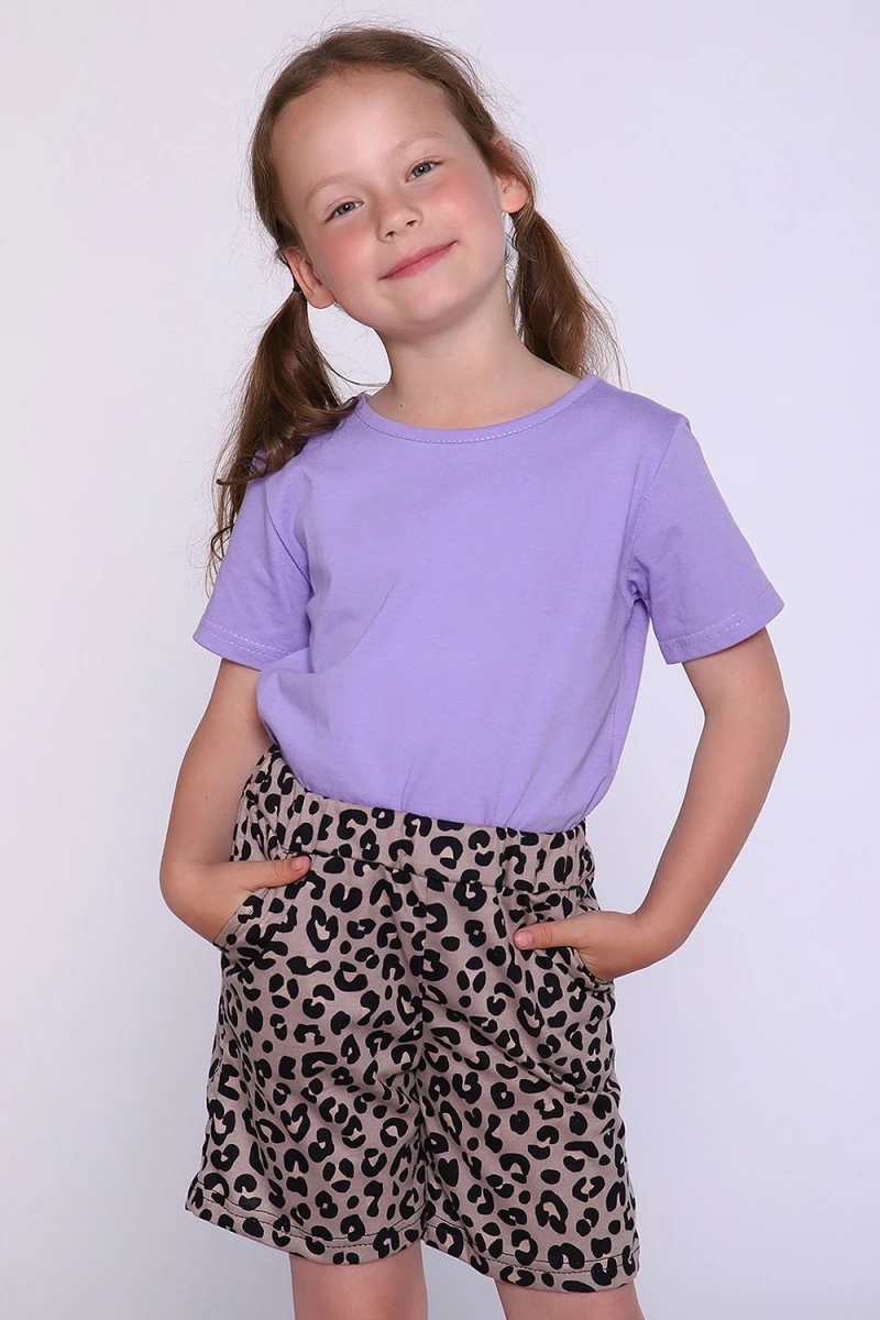 Шорты 35311 (леопард)