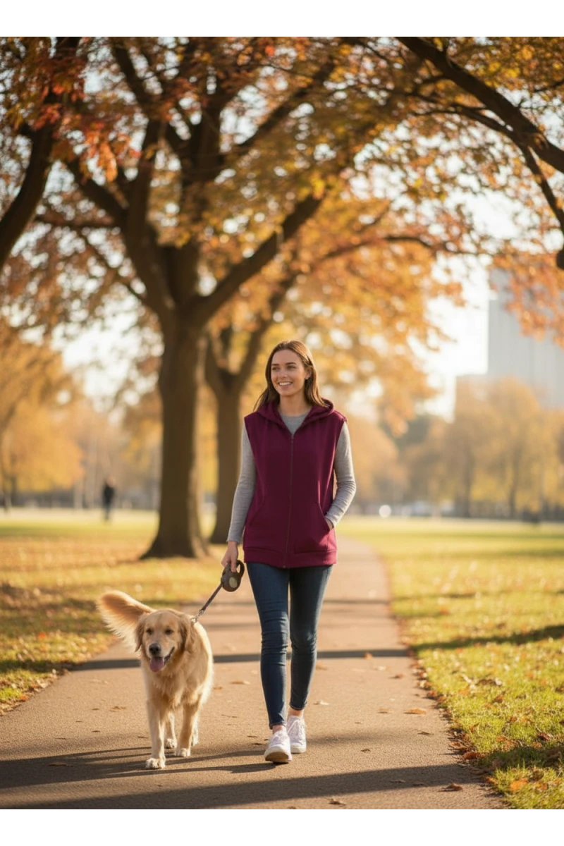 Жилет из футера арт. 545 (сливовый)