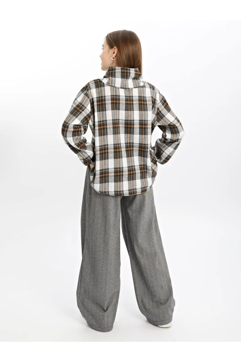 Рубашка для девочки SP2526 (серый)