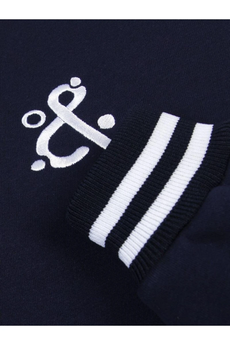 Детский бомбер утепленный на молнии SP2214 (синий)