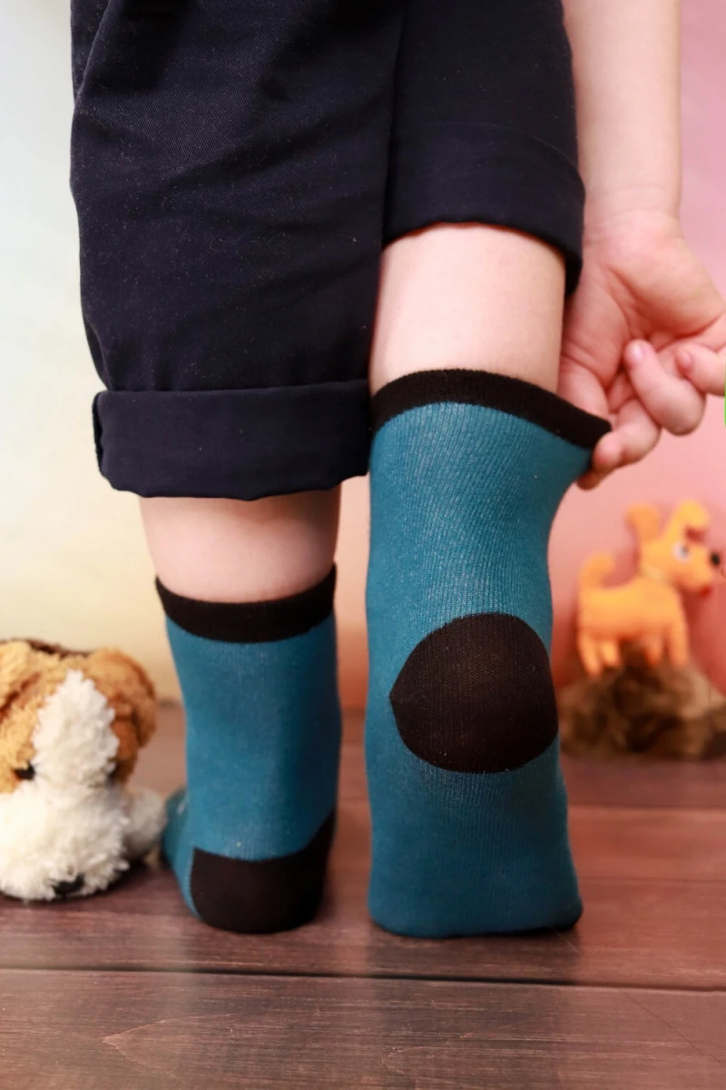 Детские носки стандарт Хаски (набор 3 пары) (серый, джинс)