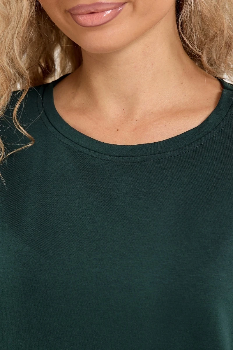 Лонгслив Футер life (зеленый)