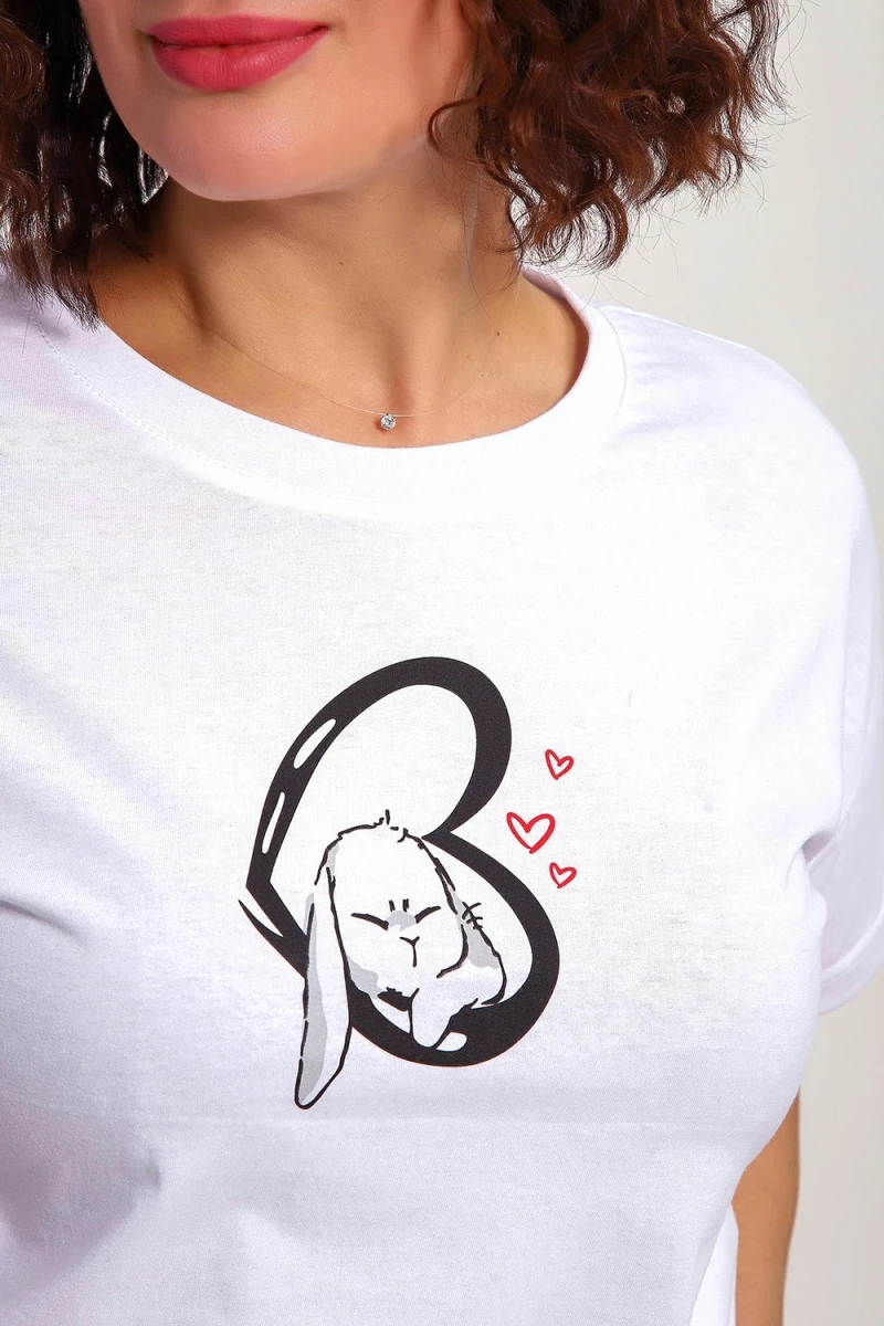 Пижама с шортами 88143 (белый)