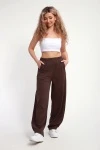 Брюки 29027 (коричневый)