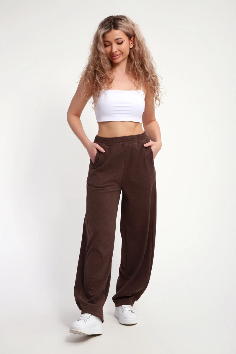 Брюки 29027 (коричневый)