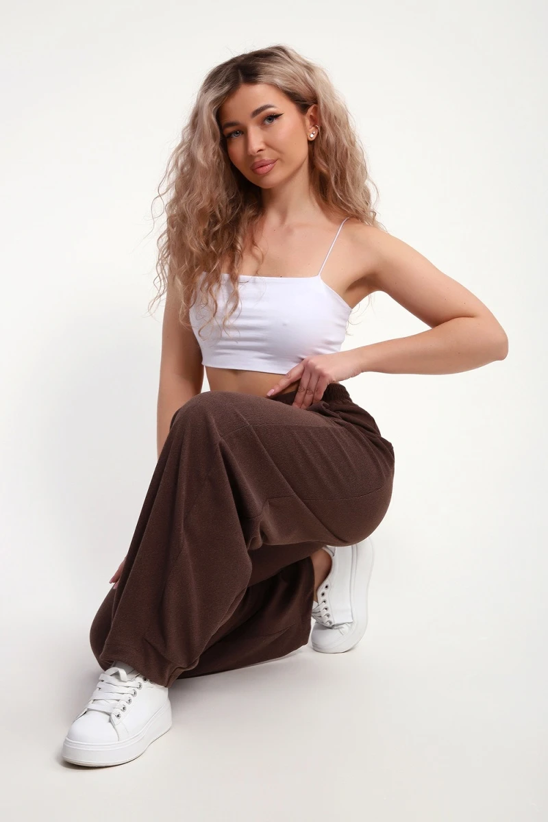 Брюки 29027 (коричневый)