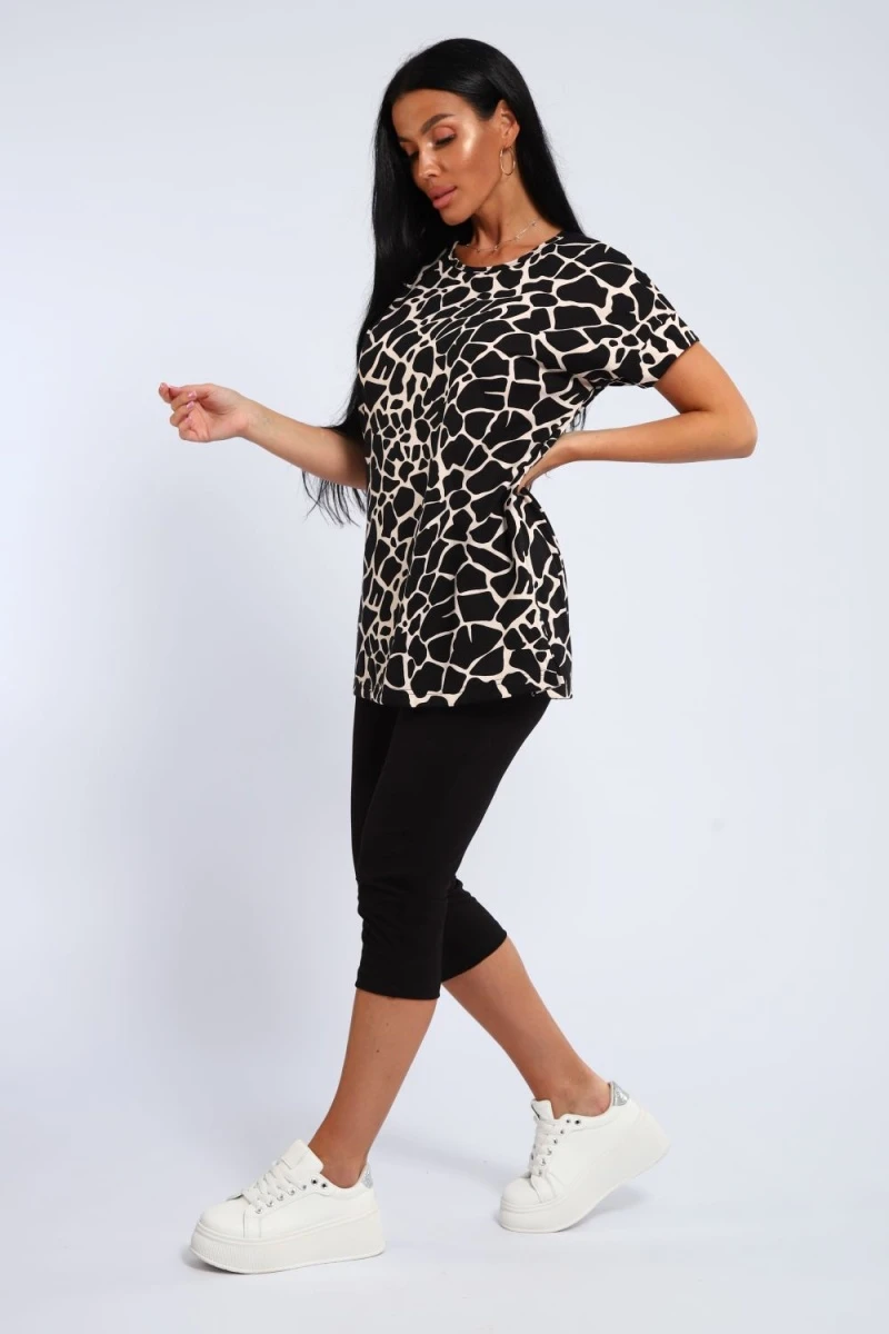 Костюм с бриджами КДЖ (бежевый, жираф)