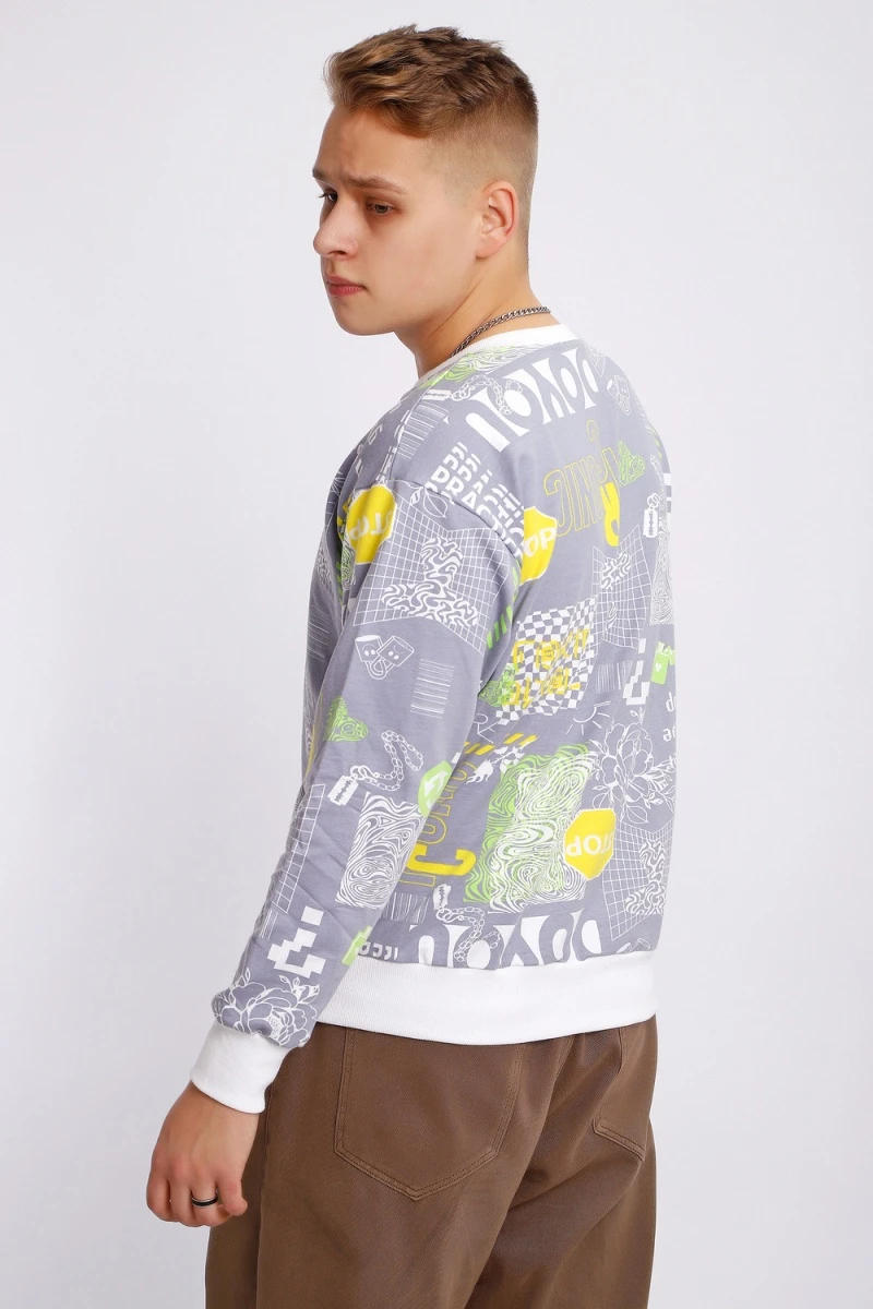 Свитшот 88141 (серый)