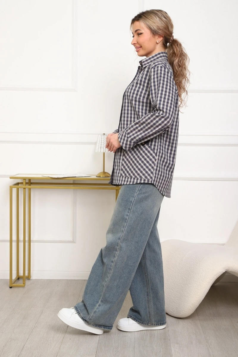 Рубашка 1072 (синий)