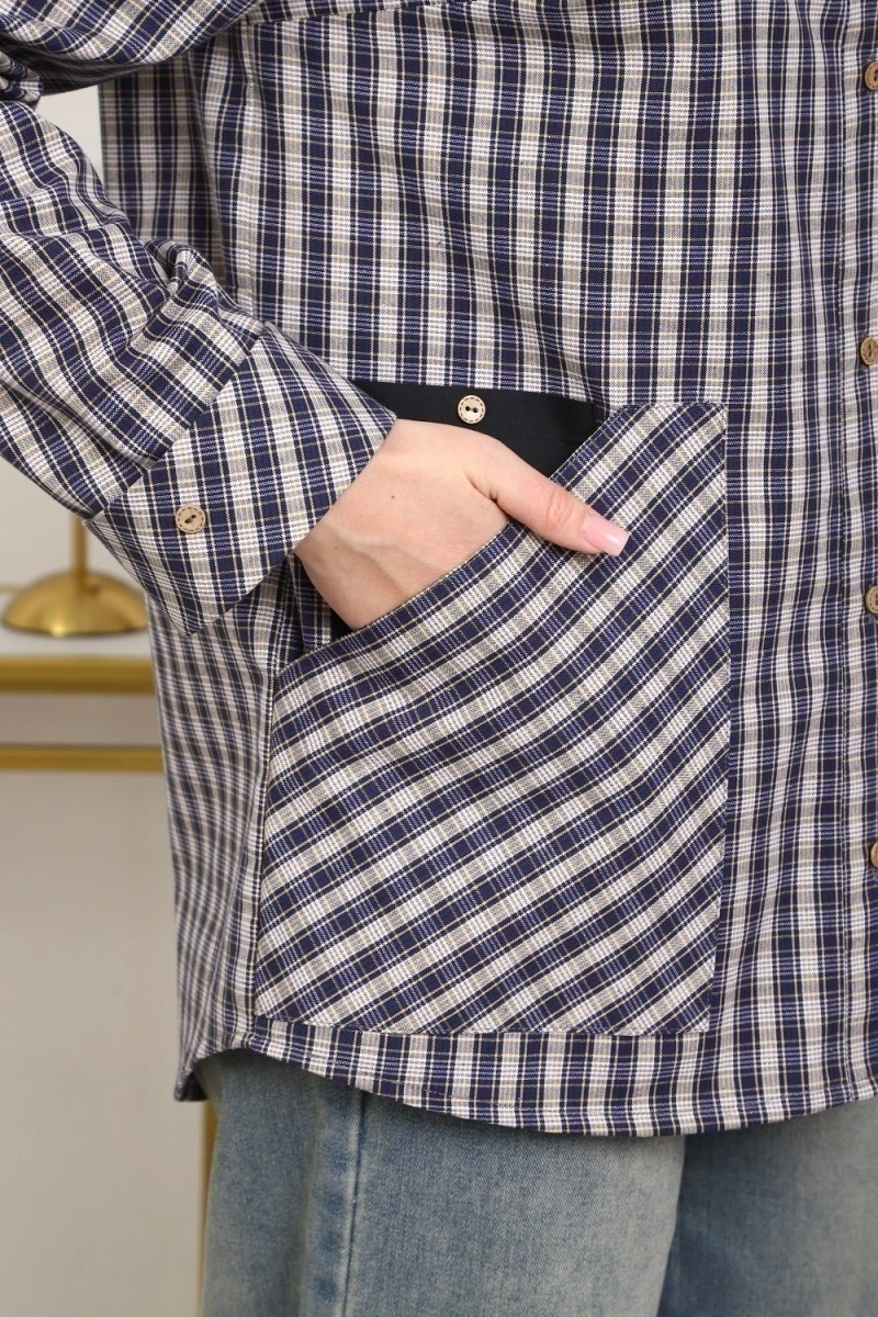 Рубашка 1072 (синий)