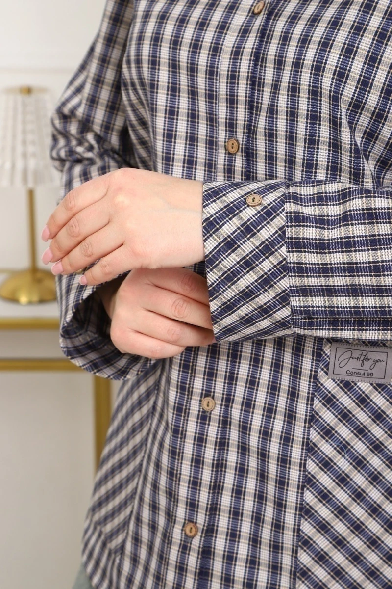 Рубашка 1072 (синий)