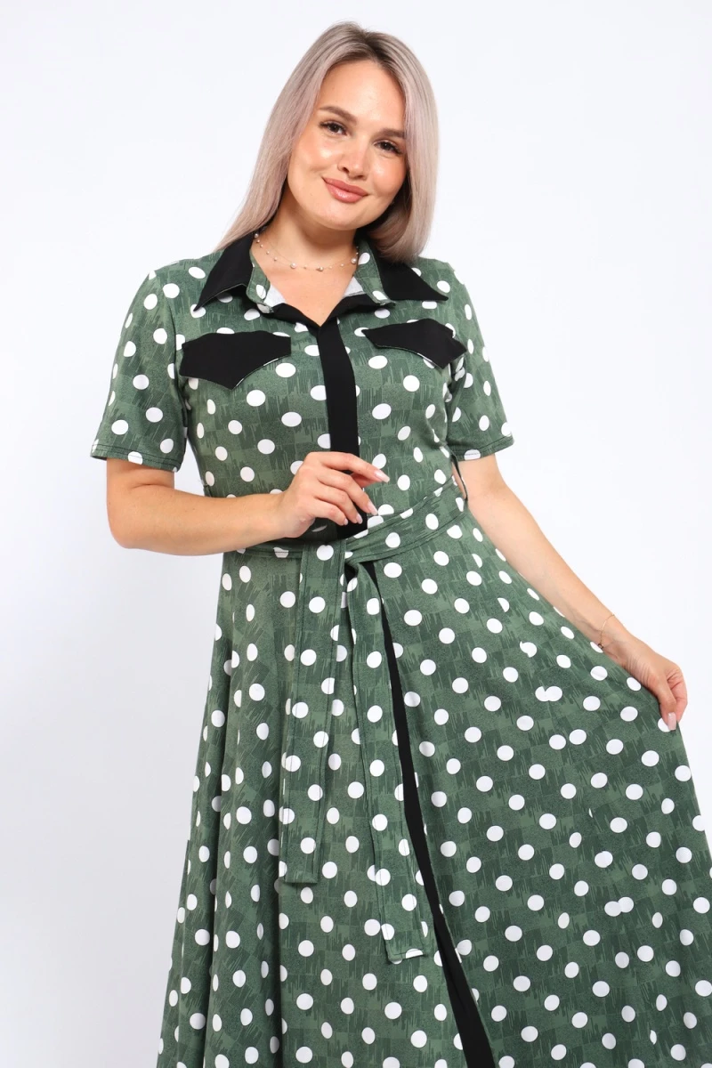 Платье 39059 (зеленый)