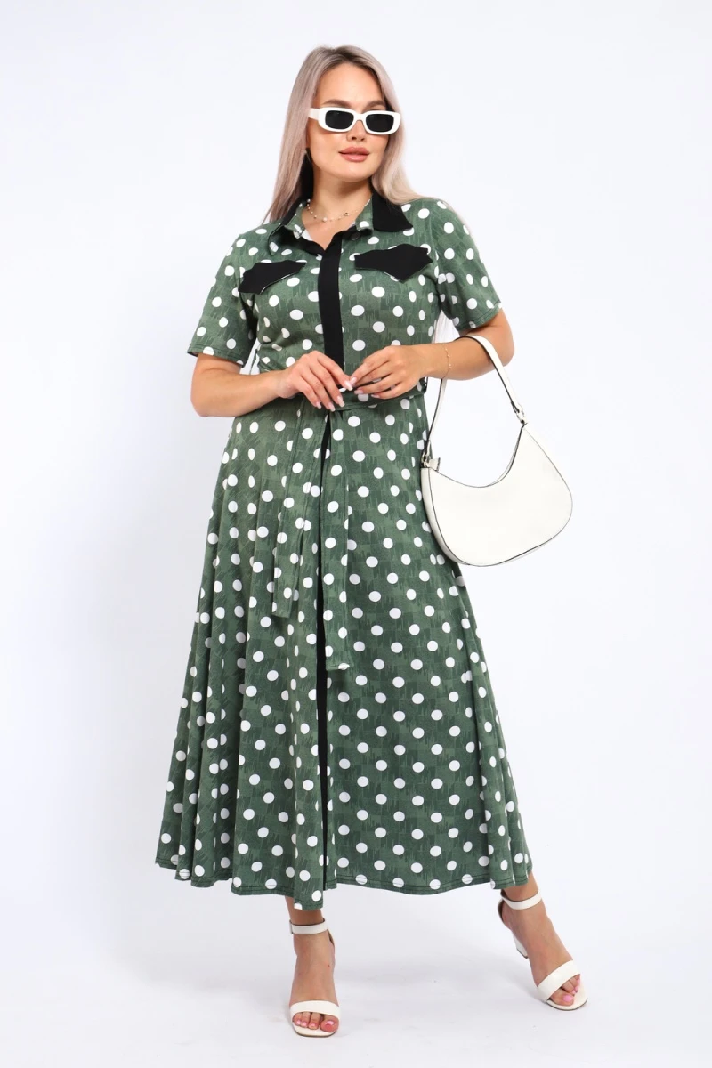 Платье 39059 (зеленый)