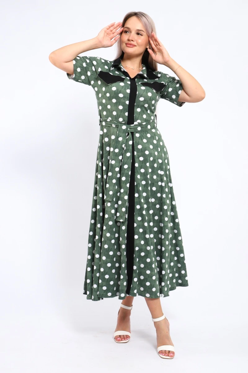 Платье 39059 (зеленый)