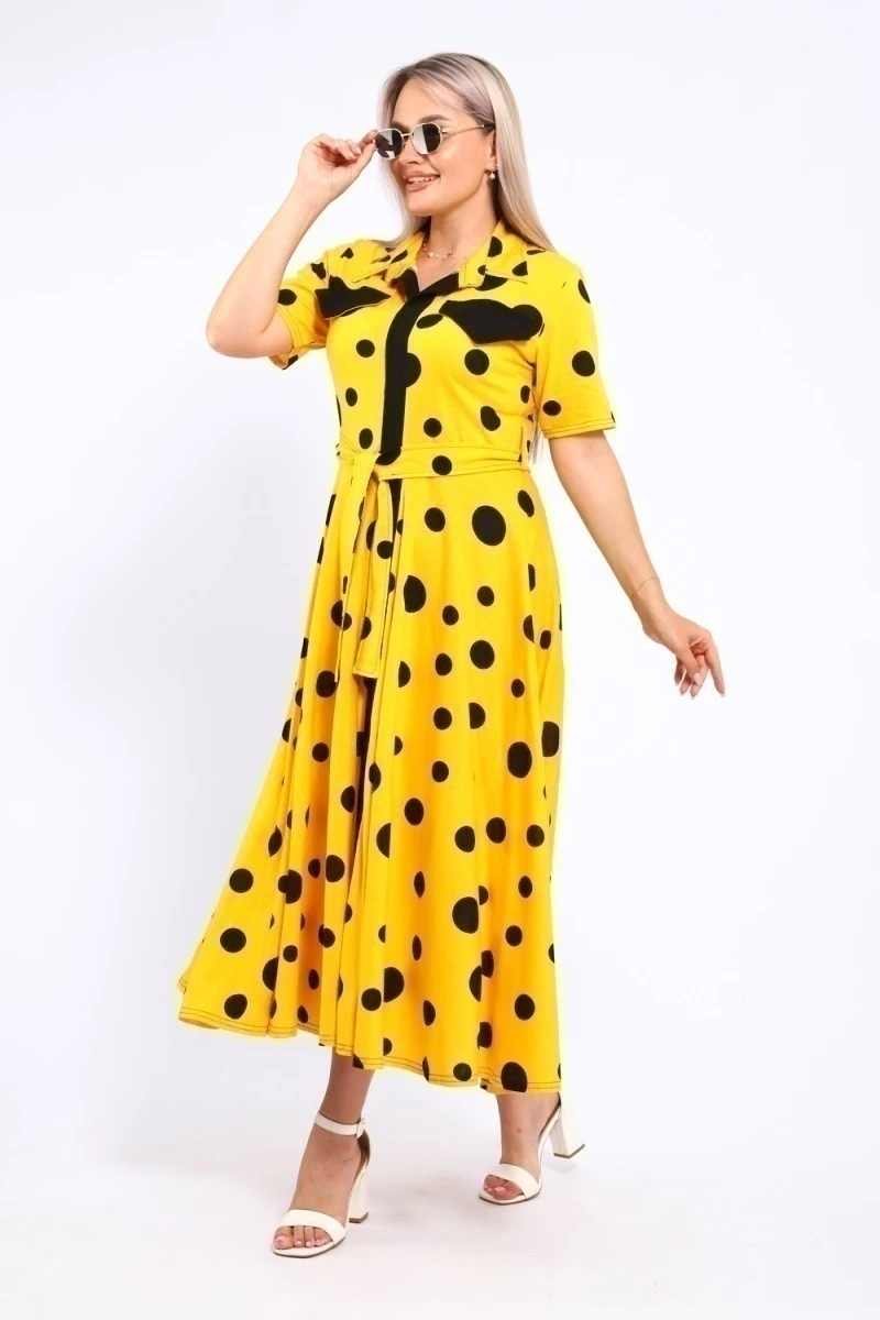 Платье 39059 (желтый)