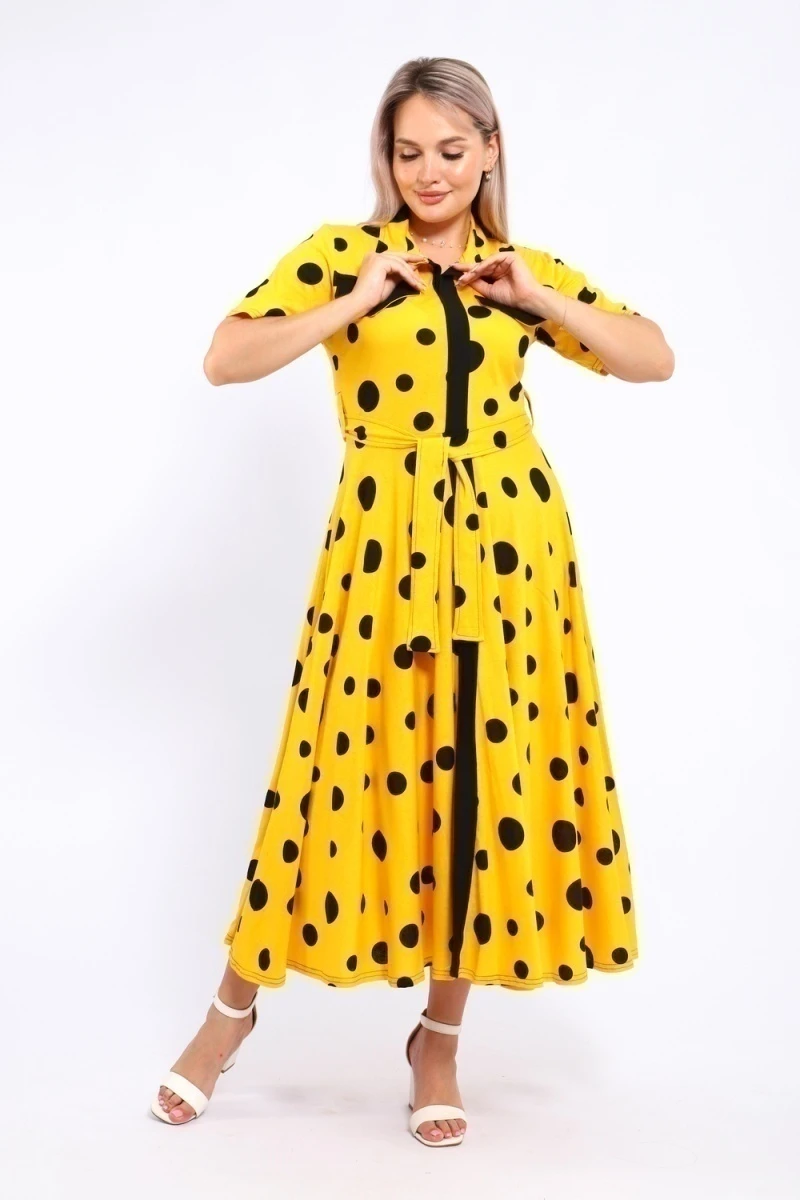 Платье 39059 (желтый)