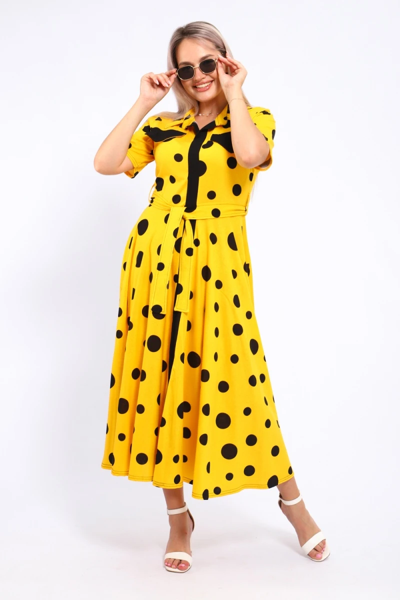 Платье 39059 (желтый)