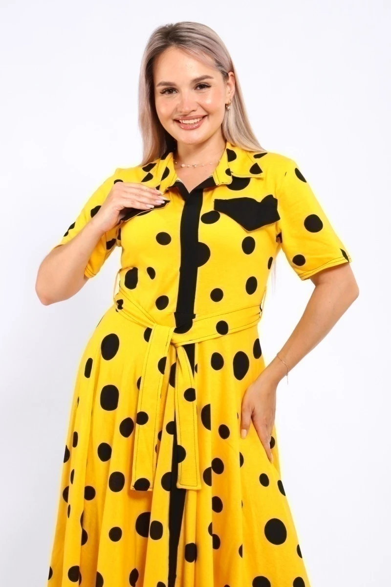 Платье 39059 (желтый)