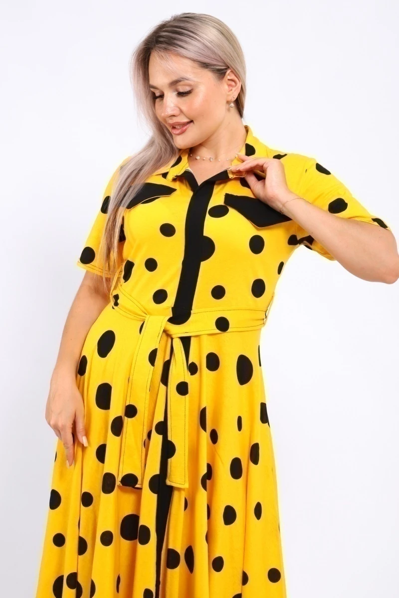 Платье 39059 (желтый)