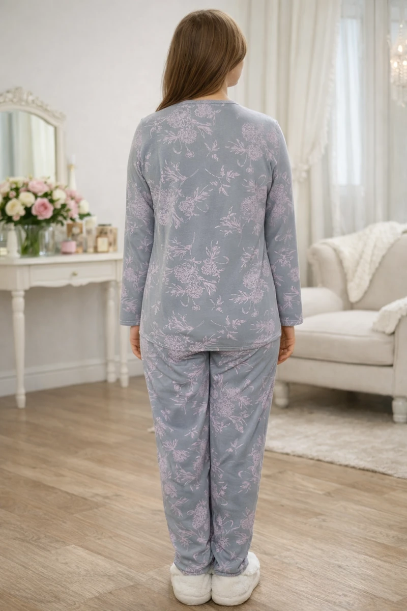 Костюм с брюками 39064 (серый)